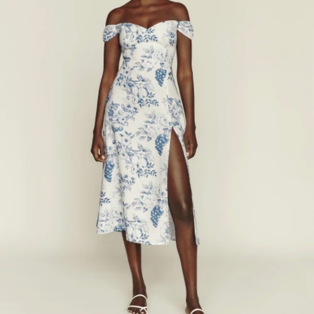 Reformation Bridgton Linen Dress